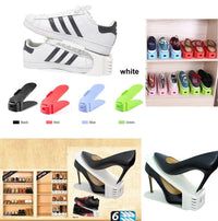 6 ORGANIZER SCOMPARTI SCARPIERA SALVASPAZIO PORTA SCARPE SEI PAIA SHOE SLOTZ