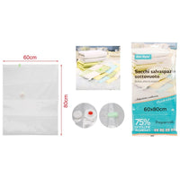 6 Pezzi Sacchetti Buste Sottovuoto Vestiti Trasparente 60X80cm