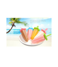 6 Formine Stampo Per Ghiaccioli Ghiacciolo Fatti In Casa Forme Stampi Ice Estate         