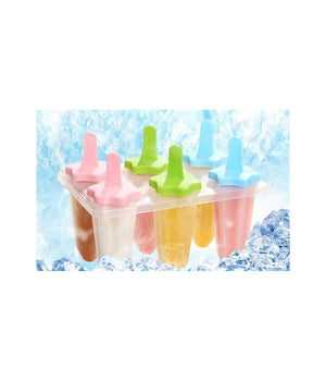 6 Formine Stampo Per Ghiaccioli Ghiacciolo Fatti In Casa Forme Stampi Ice Estate         