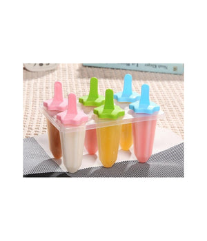 6 Formine Stampo Per Ghiaccioli Ghiacciolo Fatti In Casa Forme Stampi Ice Estate         