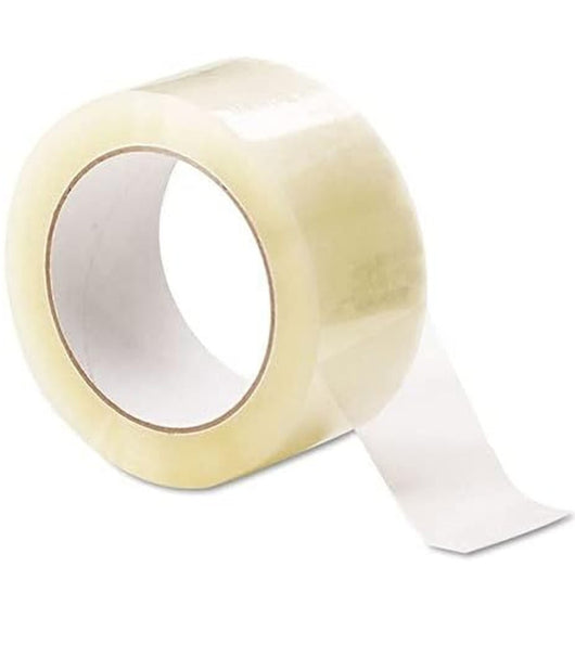 6 Pezzi Nastro Adesivo Trasparente Rotolo 4.5cm X 30 M Da Imballaggio Scatole         