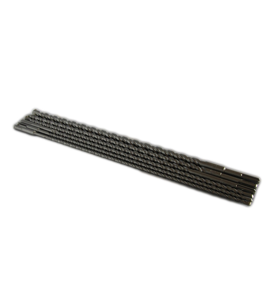 6 Punte Muro Sds Da 450 Mm Per Trapano Tassellatore à¸ 6, 8, 10, 12, 14, 16 Mm         