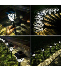 6 Pz Lampada 1 Led Con Pannello Solare Da Giardino Picchetto Esterno Te-b0155         