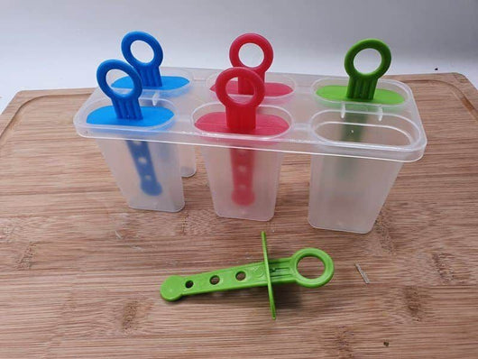 6 stampi per Ghiaccioli Riutilizzabili Per Creare Ghiaccioli Sorbetti Art.31959