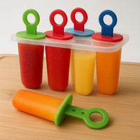 6 stampi per Ghiaccioli Riutilizzabili Per Creare Ghiaccioli Sorbetti Art.31959