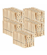 60 Mollette Da Bucato In Legno Molletta Panni Per Decorazioni E Fai Da Te         