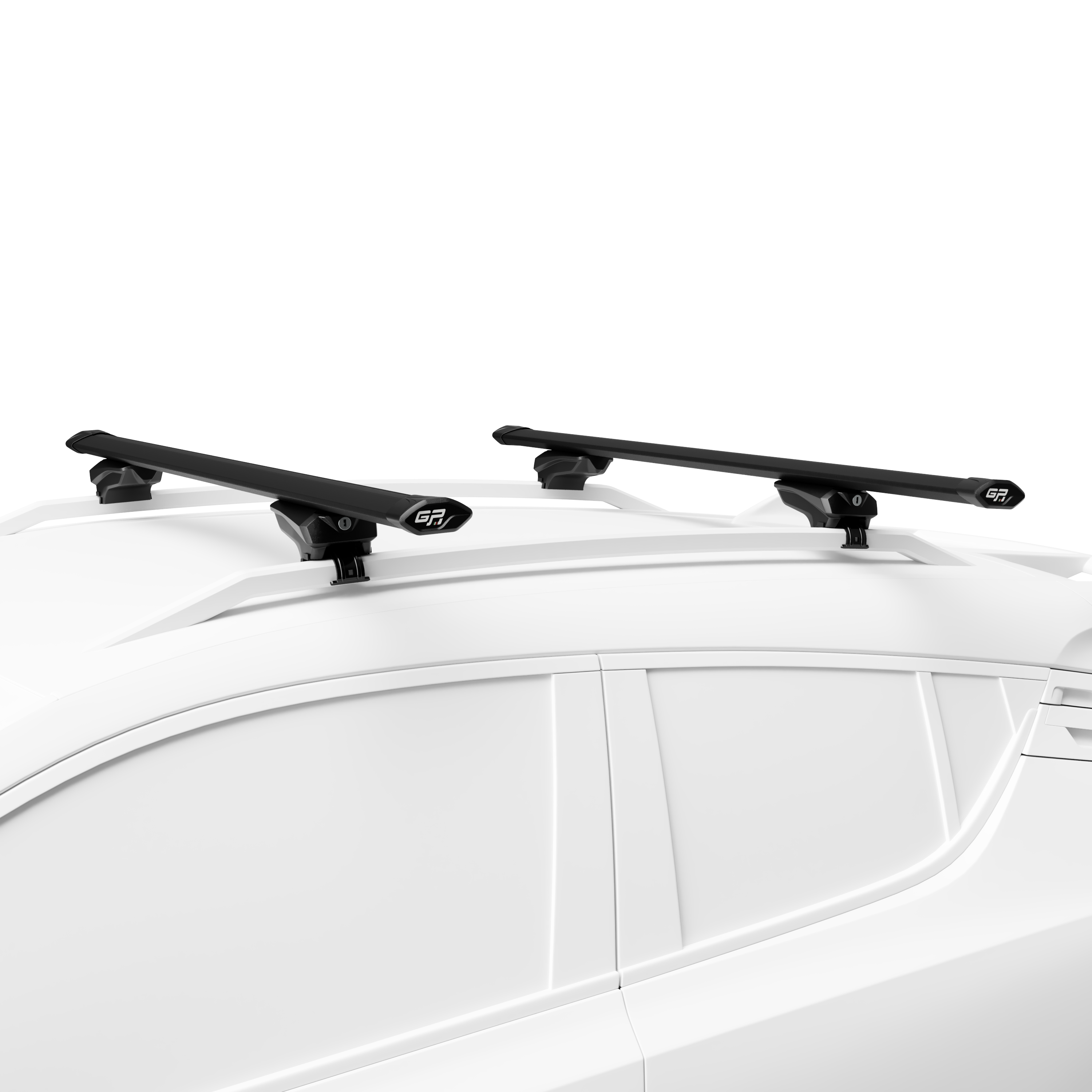 GP-Barre portatutto Balance in alluminio compatibile con Fiat 500 X Off Road (Rails) 5 porte anno 2015 in poi