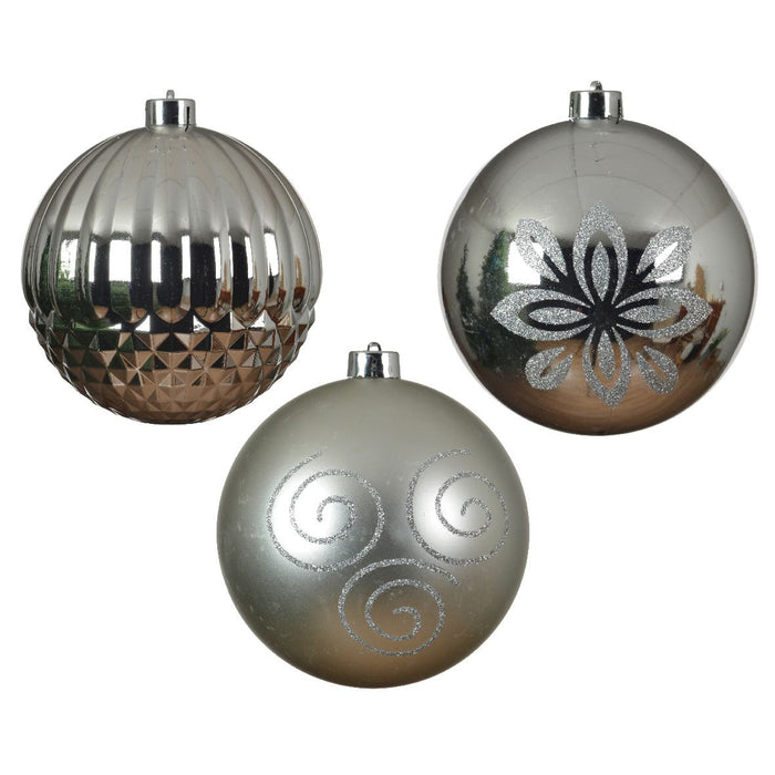 PALLINA SFERA ARGENTO 14CM