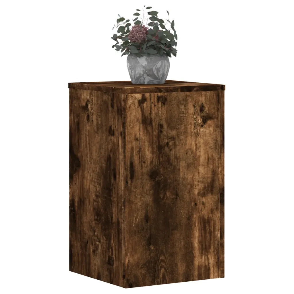 Supporti per piante | Sostegno per piante 2 pz Rovere 30x30x50 cm Legno Multistrato