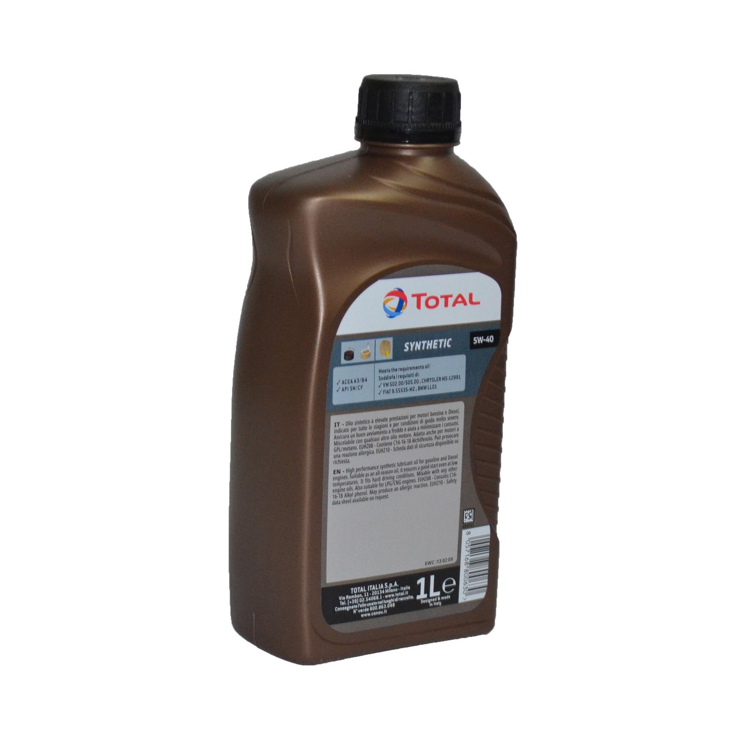 OLIO TOTAL SYNTHETIC 5W40 LT.1