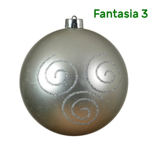 PALLINA SFERA ARGENTO 14CM