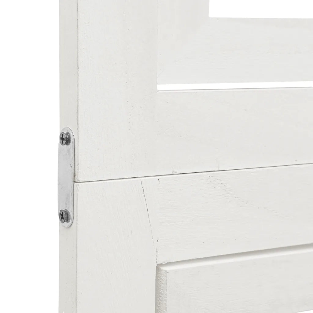 Divisorio Ambienti | Divider per stanze | Paravento 3Pannelli Bianco Legno Massello di Paulownia