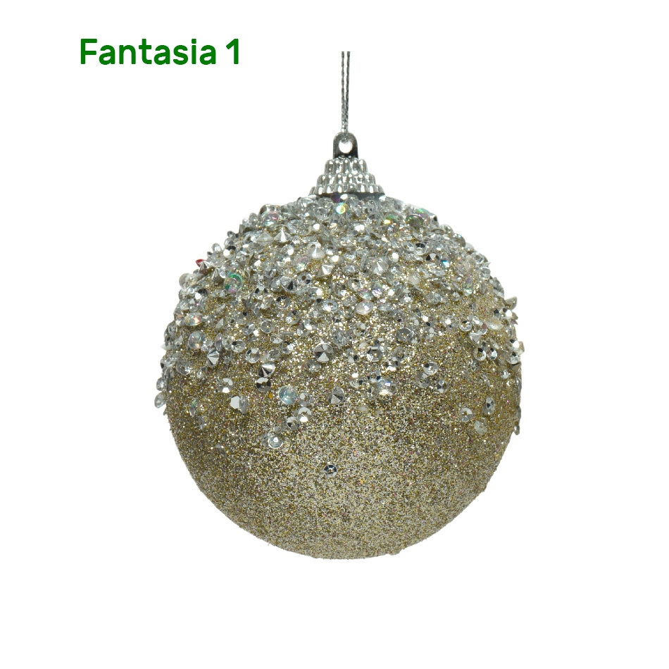 PALLA D.8 CON PERLINE ARGENTO