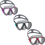 Trade Shop - Maschera Subacquea Blackstripe 14+anni Per Piscina Mare 3 Colori Assortiti 22052 -