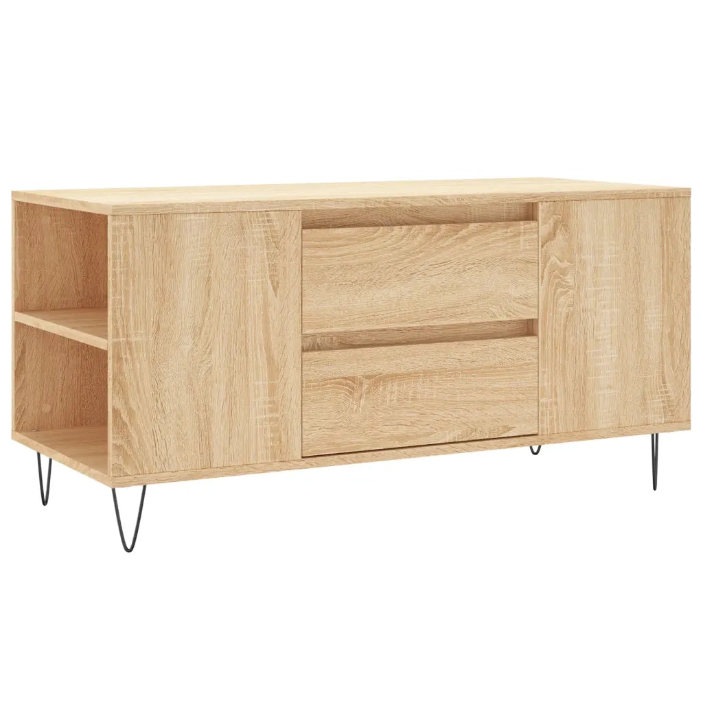 Tavolino Salotto Rovere Sonoma 102x44,5x50 cm Legno Multistratocod mxl 126482