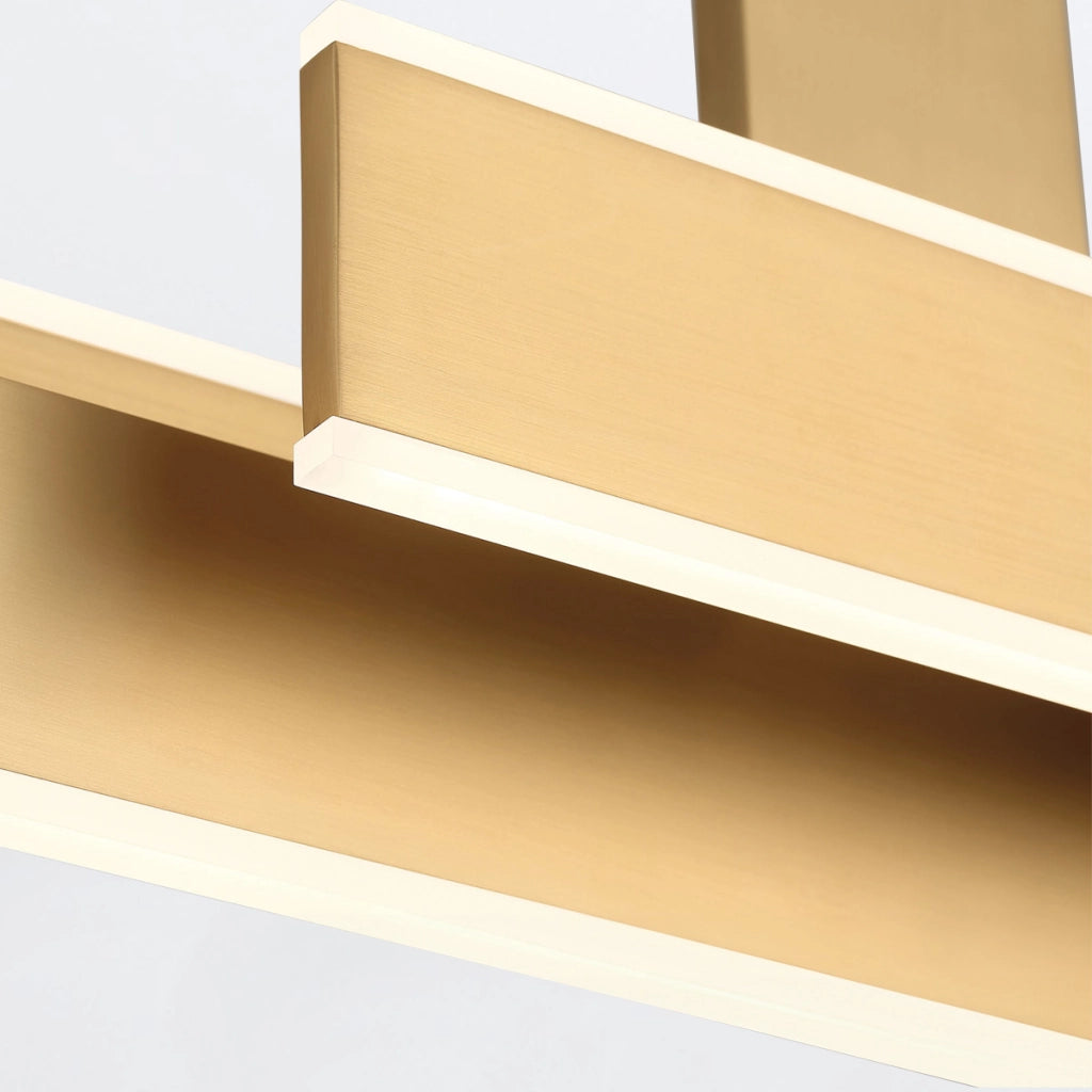 Lampada sospesa moderna oro 114 cm LED 74W Cameno Quintiesse
