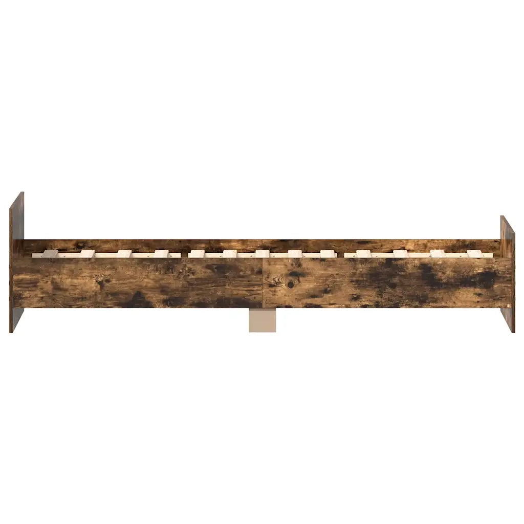 Giroletto senza Materasso Rovere Fumo 90x200 cm in Truciolato 835929