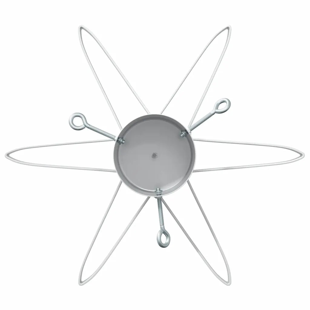 Supporto per Albero di Natale Bianco 50 x 50 x 15,5 cm Acciaio 42019201