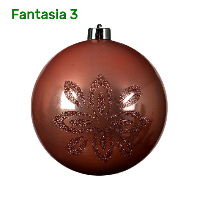 PALLINA SFERA ROSA CIPRIA 14CM