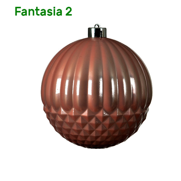 PALLINA SFERA ROSA CIPRIA 14CM