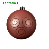 PALLINA SFERA ROSA CIPRIA 14CM