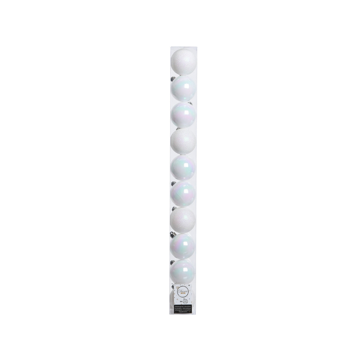Tubo 10 Palline Bianco Iris
