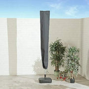 Ombrellone in PVC - 46x24x190cm - supporto ombrello - Grigio