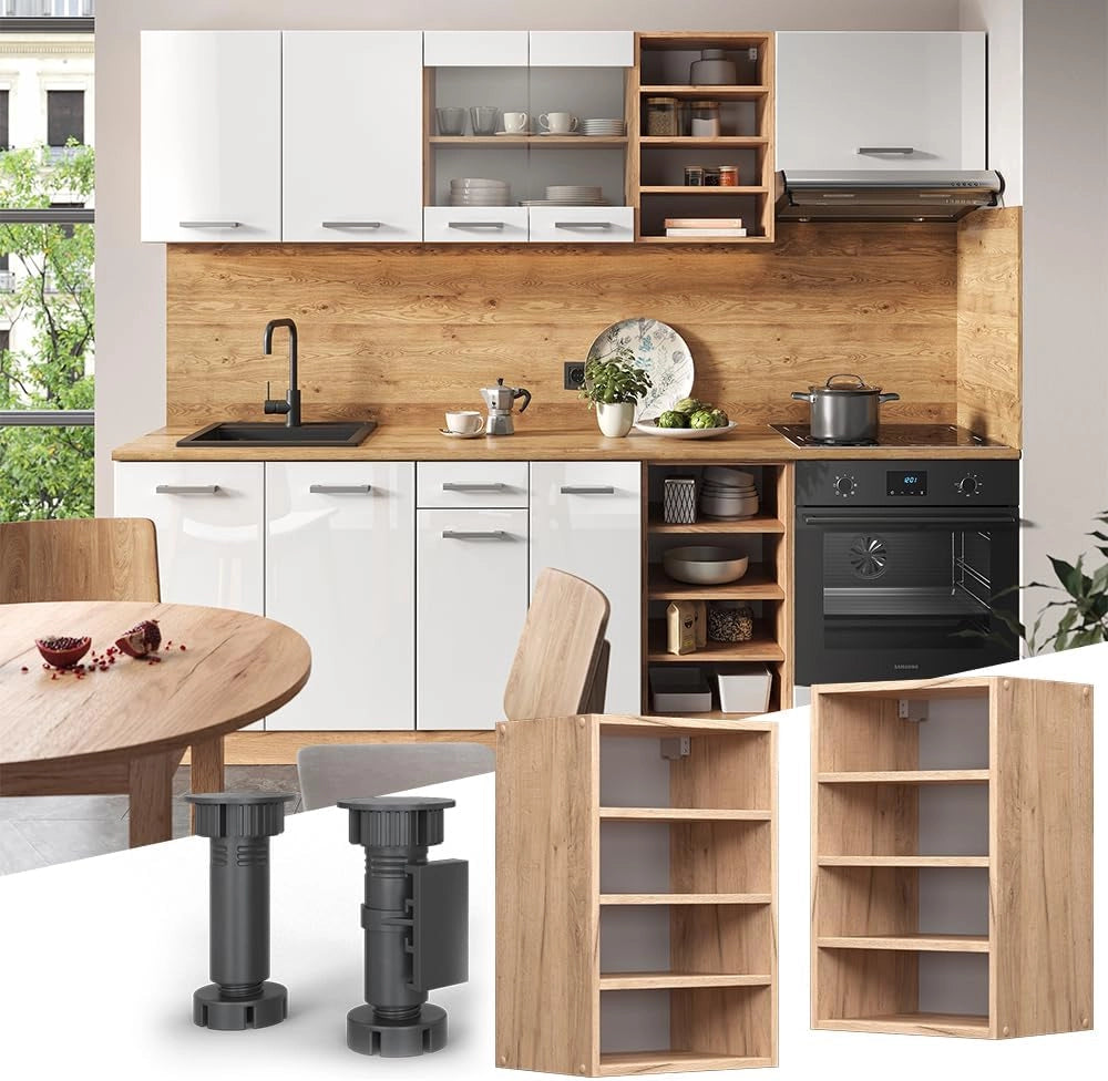 Pensile R-Line, Quercia dorata, 40 cm, per la libera combinazione all'interno di sistemi cucina modulari