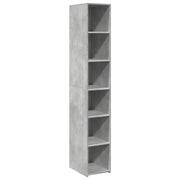 Credenza | Madia | Buffet da pranzo | Armadio da pranzo Grigio Cemento 30x41x185 cm in Legno Multistrato