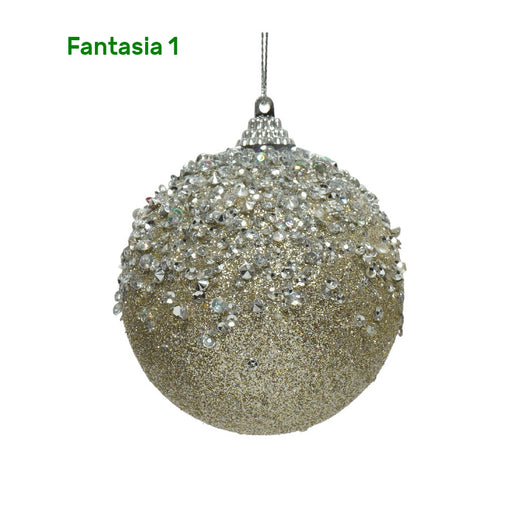 PALLA D.10 CON PERLINE ARGENTO