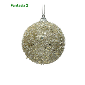 PALLA D.10 CON PERLINE ARGENTO