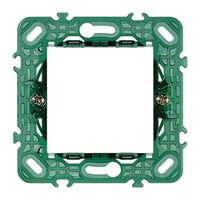 Supporto Vimar Plana 2 moduli con griffe per scatole tonde 14602