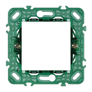 Supporto Vimar Plana 2 moduli con griffe per scatole tonde 14602