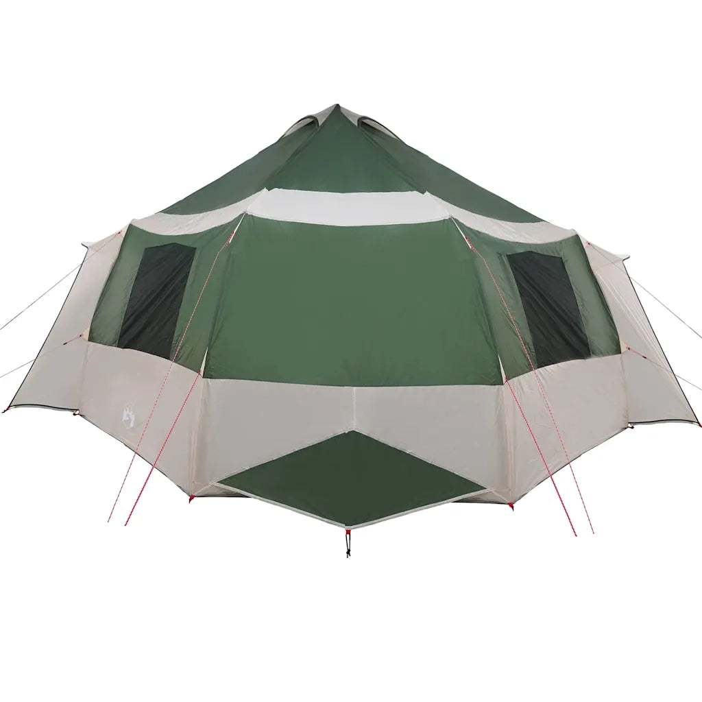 Tenda da campeggio per 12 persone con tetto Verde e Bianco 42001098