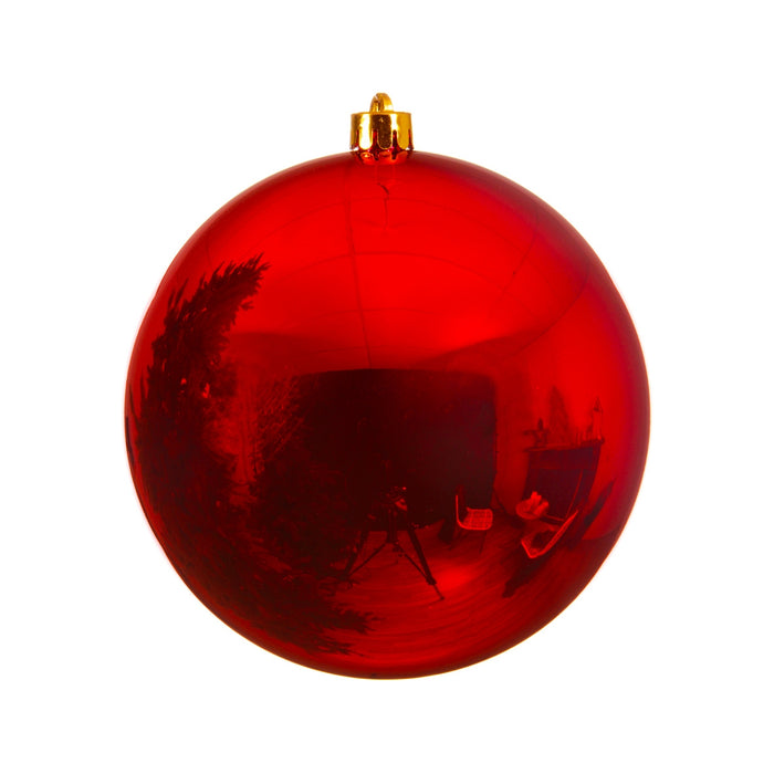 Pallina di natale colore rosso Kaemingk 20 cm