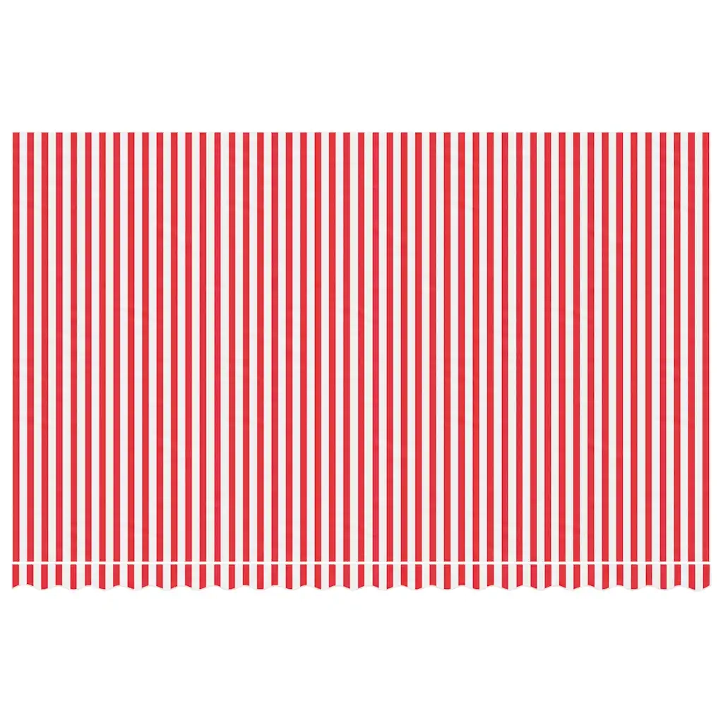 Tessuto di Ricambio per Tenda Strisce Rosse e Bianche 5x3 mcod mxl 115941