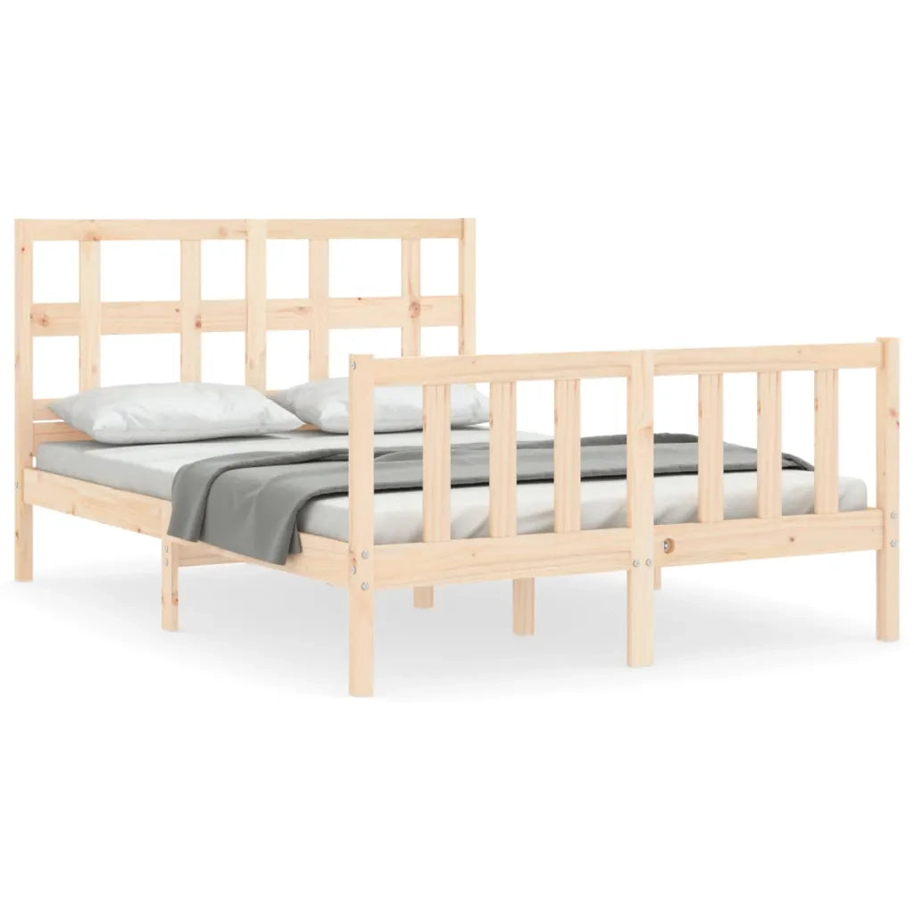 Giroletto senza Materasso-Struttura Letto 120x200 cm in Legno Massello di Pino 823530