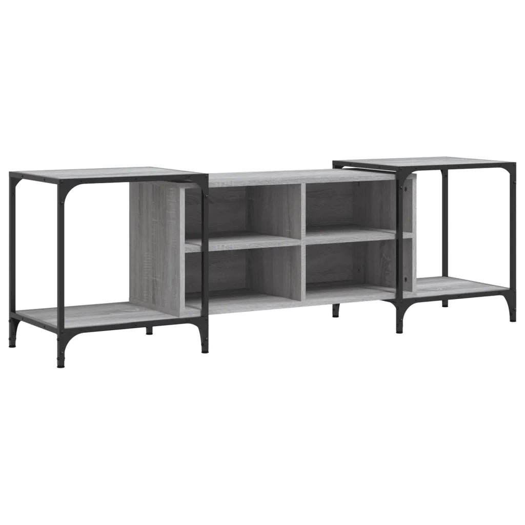 Mobile Porta TV Grigio Sonoma 153x37x50 cm in Legno Multistrato 837605