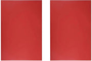 Tabella magnetica per lavagna - 2 pezzi - 29,5 cm x 20,3 cm - Rosso - Rete magnetica - Ideale per scuola e ufficio - Facile da utilizzare