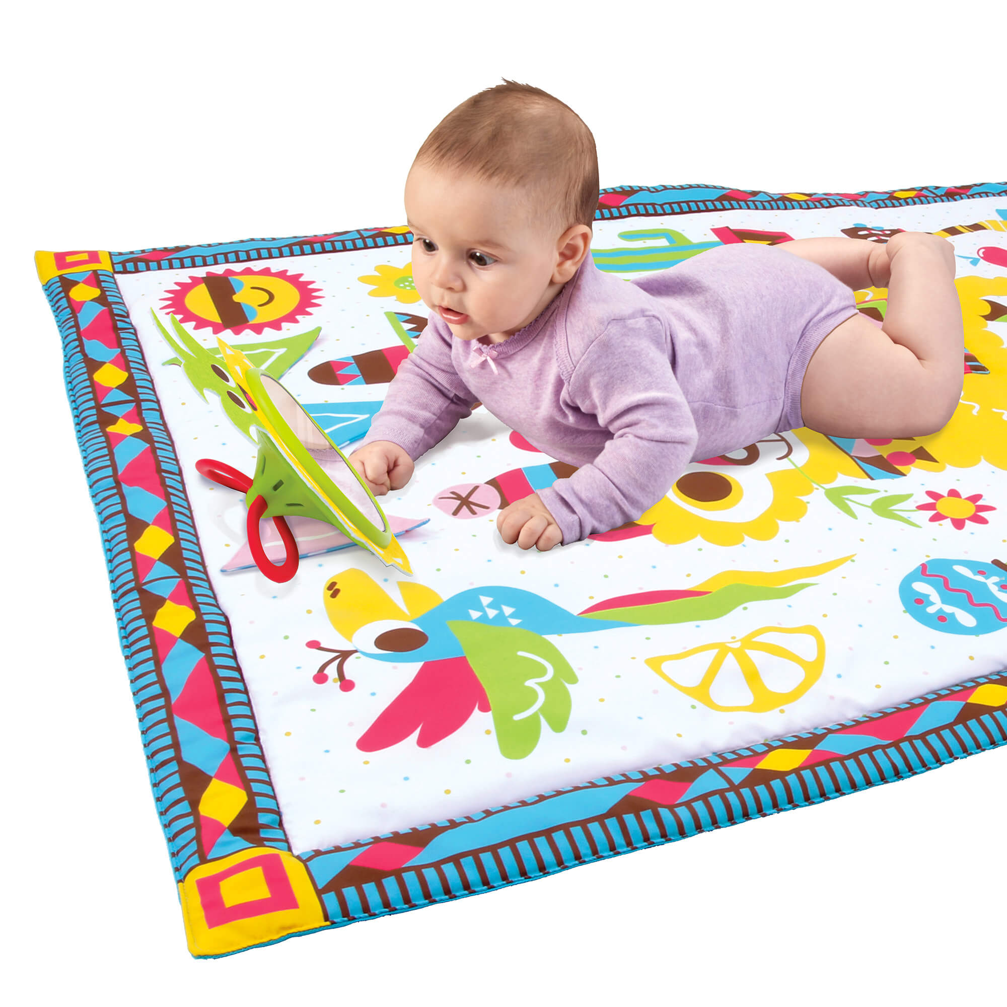 Tappetino Multi Attività 145x100 cm con Borsa Yookidoo Fiesta Playmat to Bag 40167