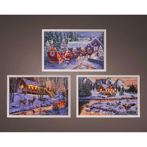 Canvas Illuminazione Led 3 Ass