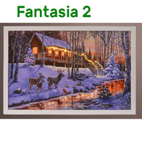 Canvas Illuminazione Led 3 Ass