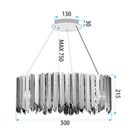 Lampada APP1763-8CP Metal Chrome