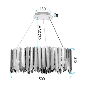 Lampada APP1763-8CP Metal Chrome