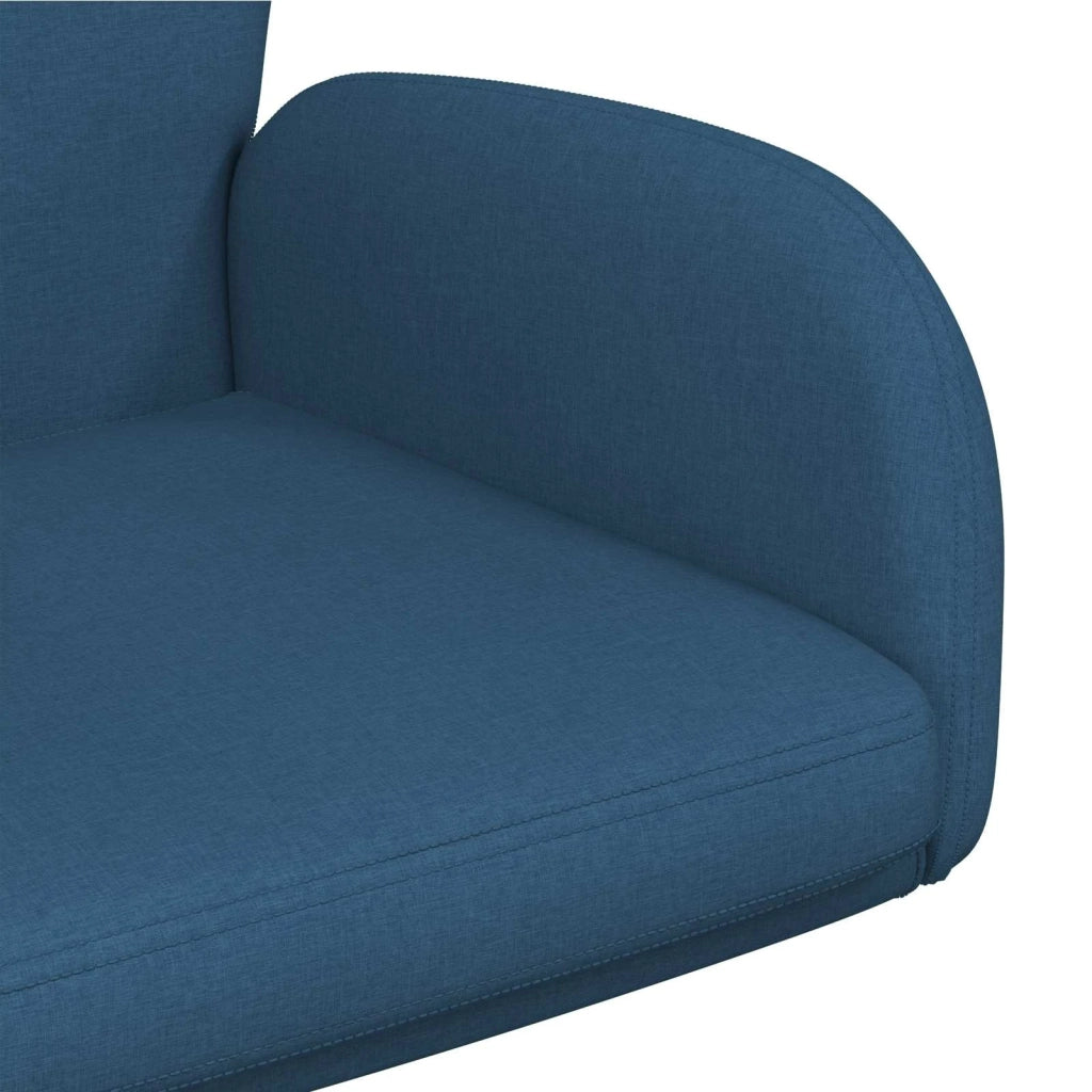 Sedie da scrivania girevoli 2 pz 54 x 58 x 90 cm Blu Tessuto 3428302