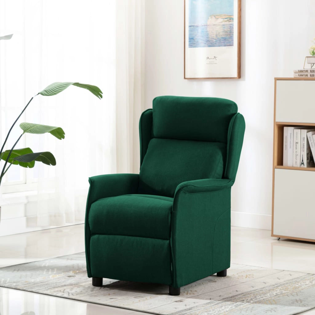 Sedia da Massaggio in Tessuto Verde Scuro