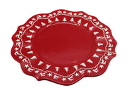 Piatto Decorativo Natalizio Ø29 cm in Ceramica