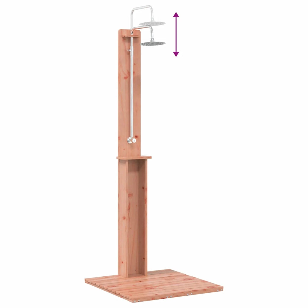 Doccia da esterno Naturale 75 x 76 x 217 cm CFW8173819