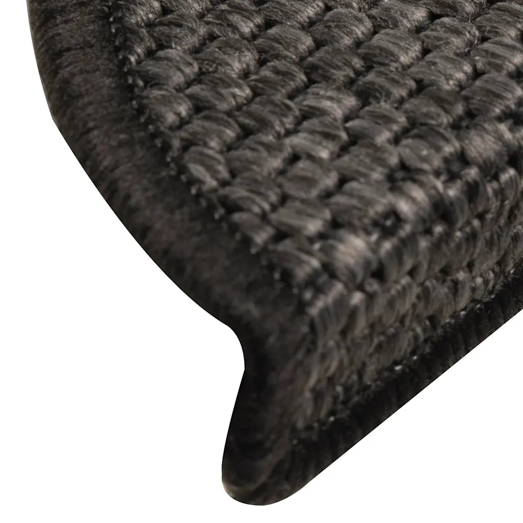 Tappeti Autoadesivi Scale Aspetto Sisal 15 pz | Gradini per Scale 56x17x3 cm